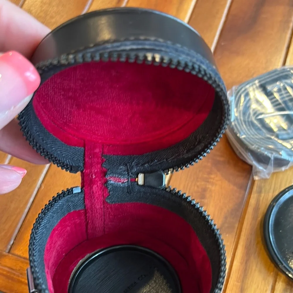 Minolta Lens Case 35mm f/ 2.8 for manual focus lens. Vintage. New
